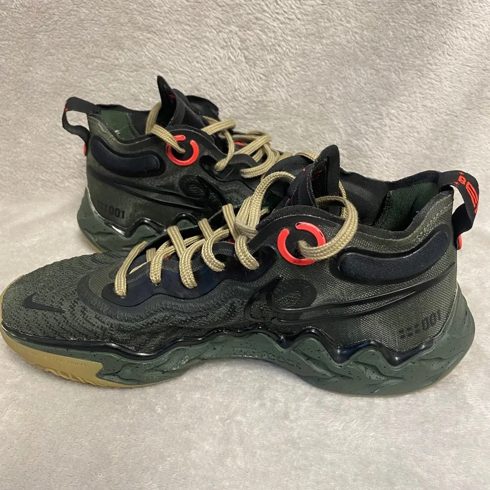 Nike Air Zoom Greater Than GT Run Basketball Shoes Carbon Green Mens‎ Size 7.5